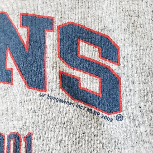 Cleveland Indians Tank Top Shirt Mens Medium Gray MLB Chief Wahoo 2008 *Short* - Picture 4 of 9